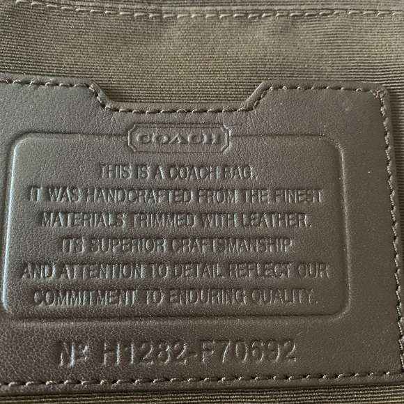 Coach one rope military green and brown bag - Picture 10 of 12